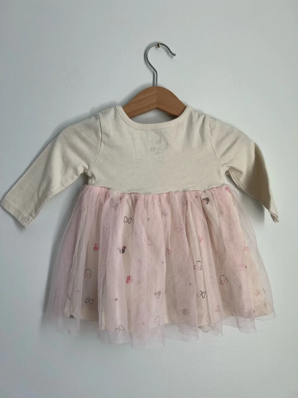 Disney | Baby 2 PCS Minnie Mouse Peplum Tulle & Pink Pants Set #508225-00 3-6M